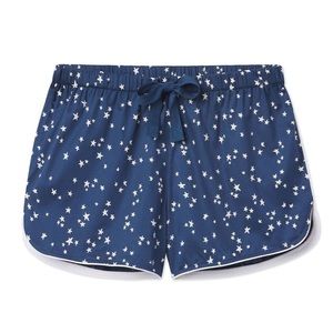New Lake Pajama Boxer Shorts Midnight Star, Navy Blue, White Star